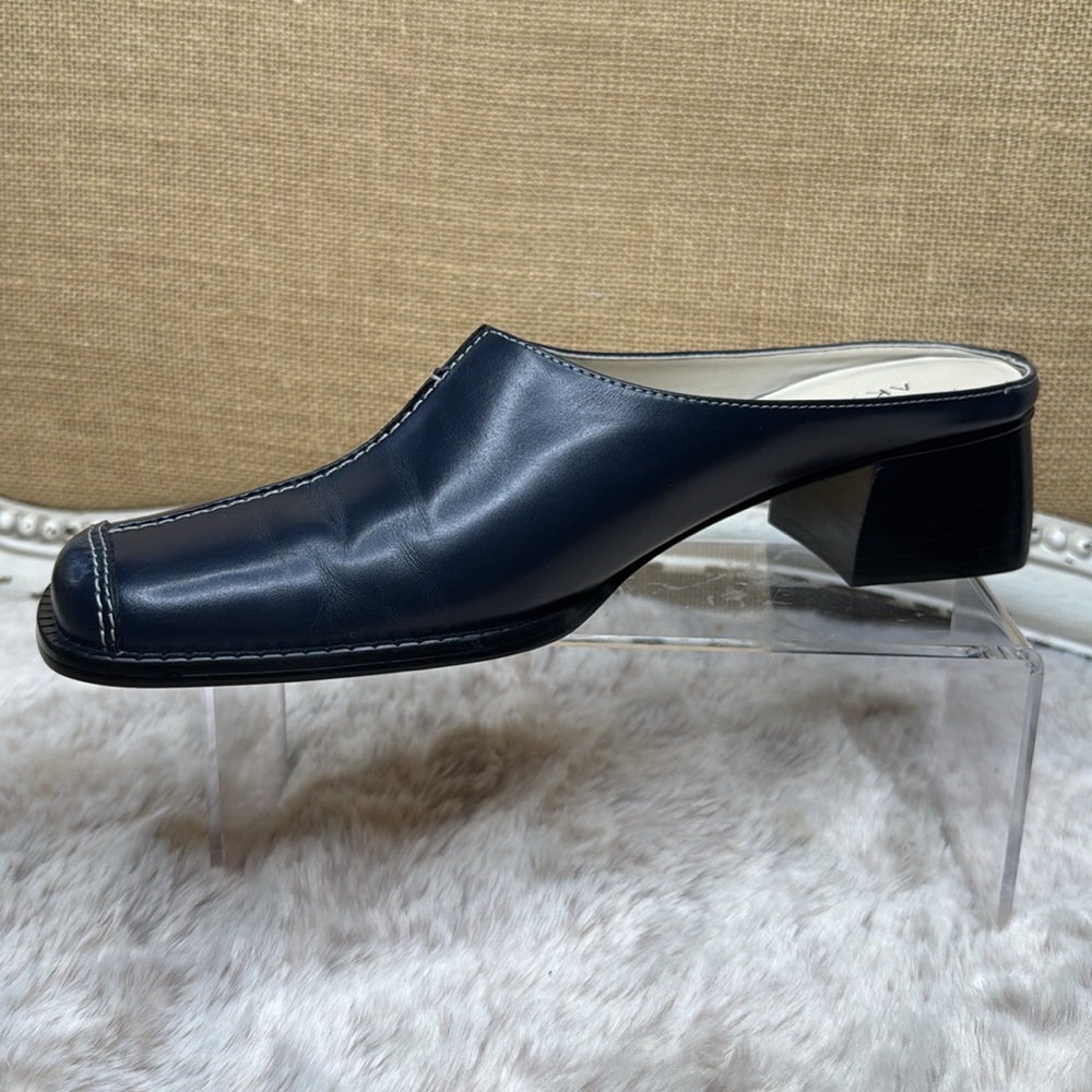 Anne Klein | Navy Mules, Size 9.5